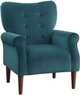 Mazin Furniture Kyrie Teal Upholstered Accent Chair-0