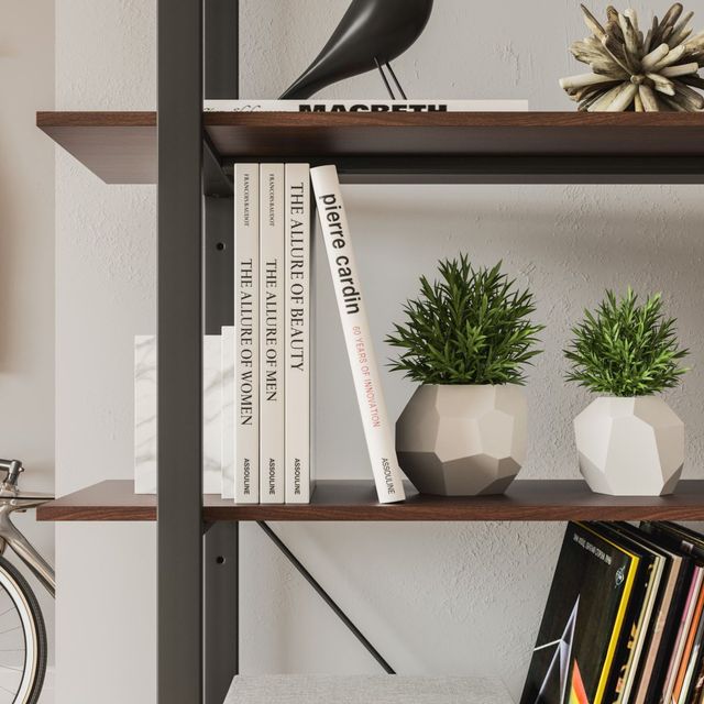 homestyles® Merge Brown Five-Shelf Bookcase-3