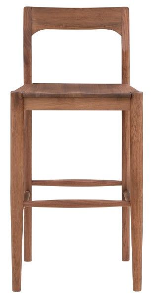 Moe's Home Collection Owing Walnut Brown Barstool-1