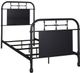 Liberty Furniture Vintage Series Antique Black Twin Youth Metal Bed-0