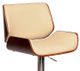 Armen Living London Cream Adjustable Swivel Bar Stool-2