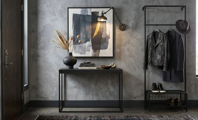 Sunny Designs™ Jax Black Medium Console Table-2