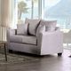 Furniture of America® Croydon 2-Piece Light Gray Sofa Set-2