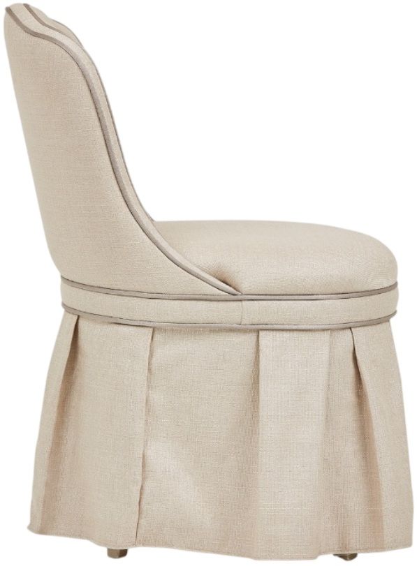 Michael Amini® Villa Cherie Hazelnut Vanity Chair-2