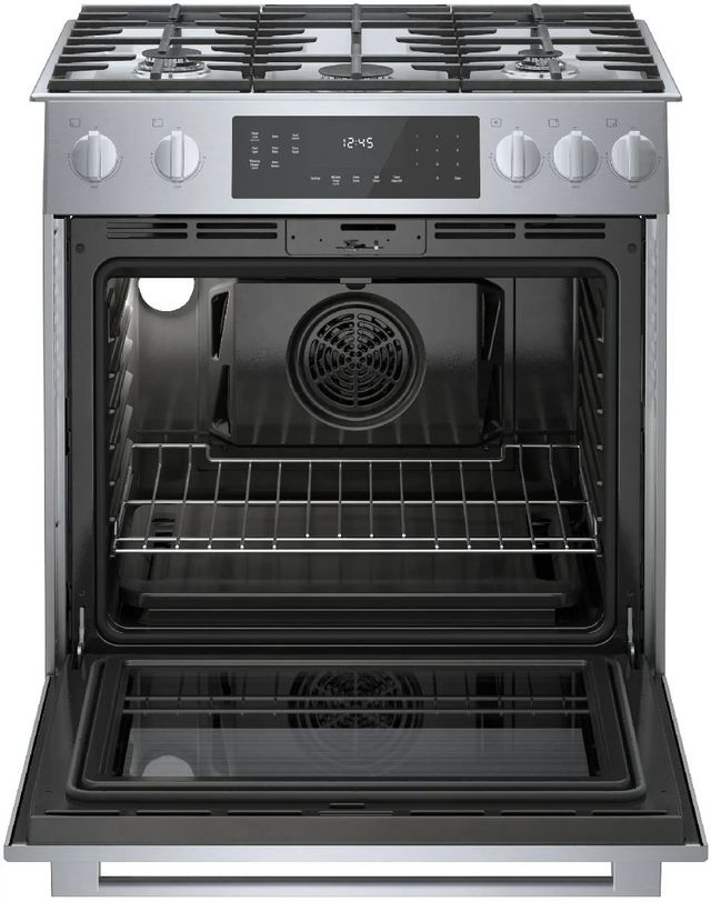 Bosch 800 Series 30" Stainless Steel Slide In Gas Range-1