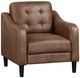 Homelegance® Mallory Brown Stationary Chair-0