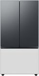Samsung Bespoke 18" Matte Black Steel French Door Refrigerator Top Panel-1