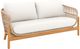 New Classic® Home Furnishings Solstice Rope Beige/Brown Acacia/Linen Outdoor Loveseat-0