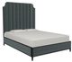 Wesley Allen Customizable Spencer California King Upholstered Panel Bed-1