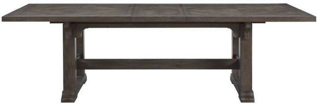 Mazin Furniture Sarasota Driftwood Brown Dining Table-1