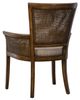 Furniture Classics Langley Dark Brown/Light Tan Dining Arm Chair-3