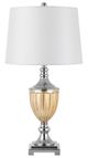 Cal® Lighting & Accessories Derby Chrome Table Lamp-0