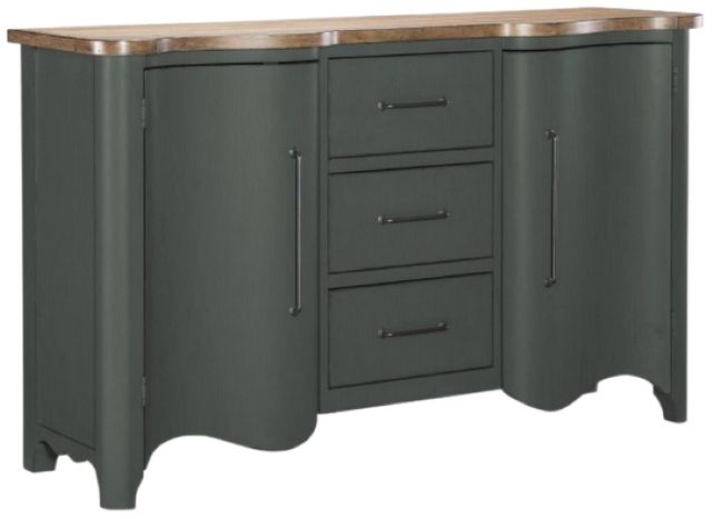 Legacy Classic Vintage Market Barnwood Oak/Mallard Green Chest-0