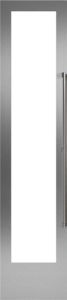 Gaggenau 18" Stainless Steel Frame Refrigerator Door Panel with Handle