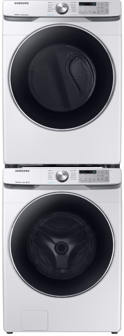Samsung White Front Load Laundry Pair-1