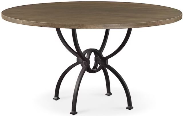 Bassett® Furniture BenchMade Atlas 60" Oak Round Dining Table-0