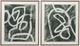 Bassett Mirror Chalk Line I Green Framed Print-2