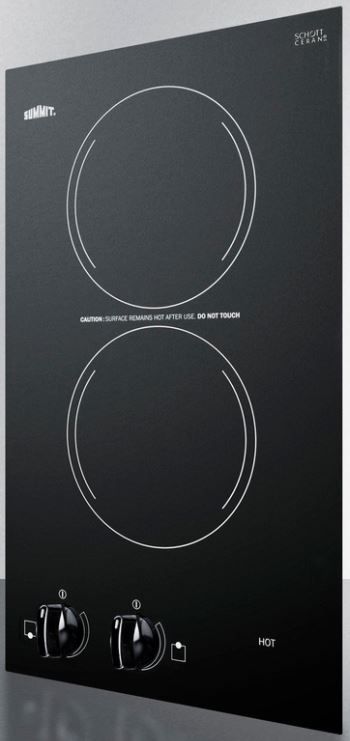 Summit® 12" Black Electric Cooktop-1