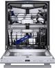 Thermador® Sapphire® 24" Stainless Steel Top Control Built In Dishwasher-1