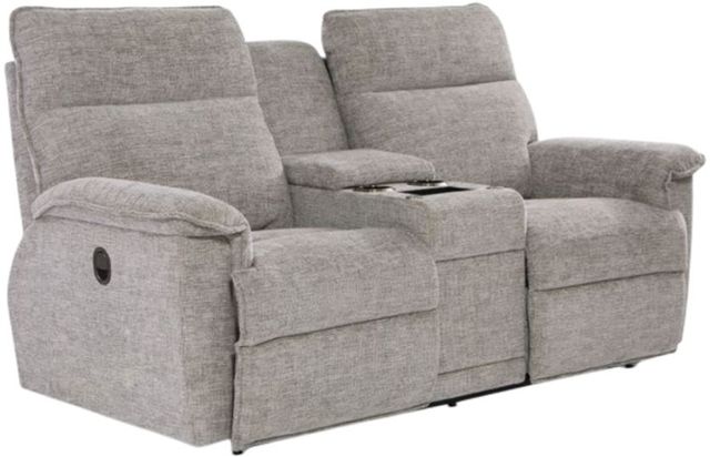 La-Z-Boy® Jay Linen Manual Reclining Loveseat with Console-0