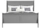 Furniture of America® Louis Philippe Gray Twin Sleigh Bed-1