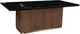 Fairfield® Dimitri Kafe 84" Rectangular Dining Table with Black Marble Top-0