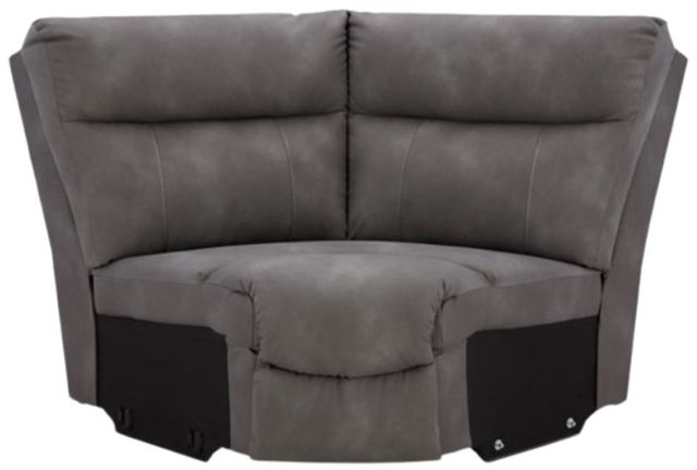 Signature Design by Ashley® Next-Gen DuraPella 5-Piece Slate Power Reclining L-Shape Sectional-4
