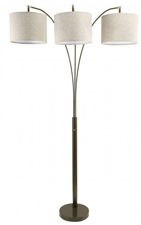 Furniture of America® Fanny Brown Floor Lamp-0