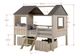 Donco Kids Rustic Sand Full Loft Bed-1