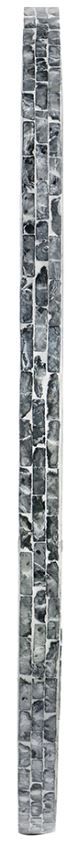 A & B Home Capiz Black/White Round Mirror-4
