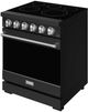 Thor Kitchen 30" Black Pro Style Electric Range with Precision Knob Control & Stainless Steel Hardware-3