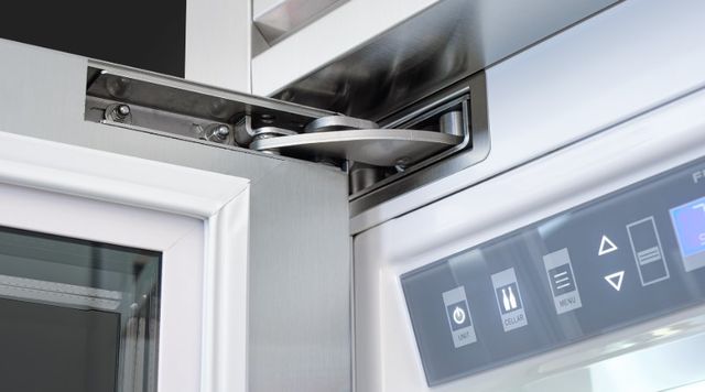 Fulgor Milano Sofia 700 Series 24" Stainless Steel Left Hinge Built-In Wine Cooler-2