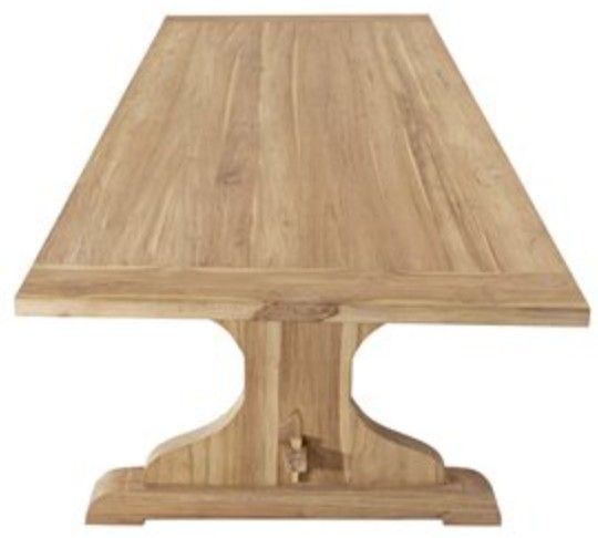 YHD Clifton Rustic Sandblast Dining Table-2