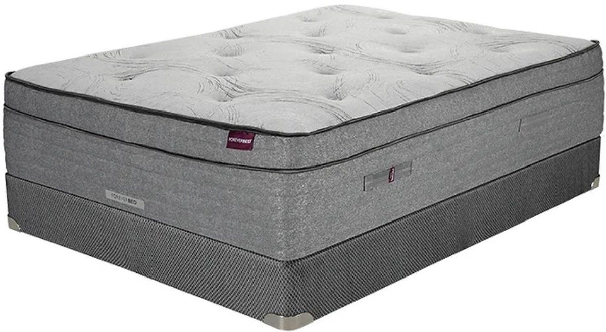 Foreverbed® Eminence Wrapped Coil Euro Top Medium Plush Queen Mattress