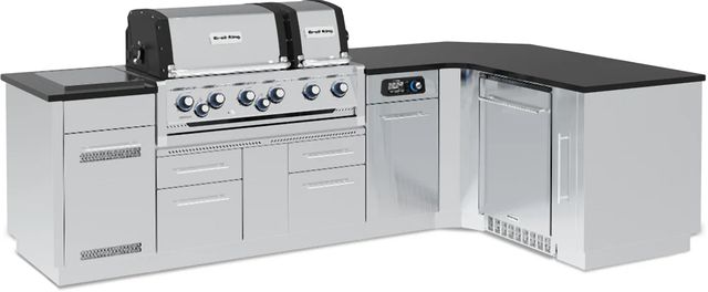 Broil King® Imperial™ QS 690iG Stainless Steel Liquid Propane  Outdoor Kitchen Kit-1