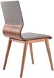 Armen Living Robin 2-Piece Gray Dining Chair-2