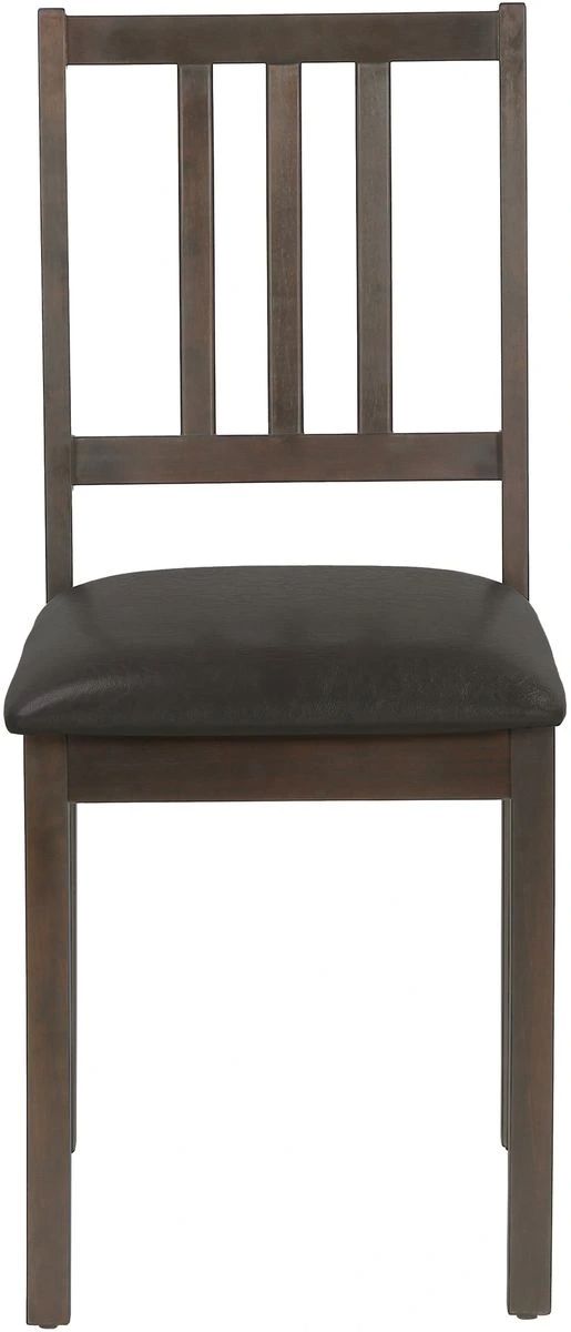 Monarch Specialties Inc. 2-Piece Dark Brown/Espresso Side Chair Set-2
