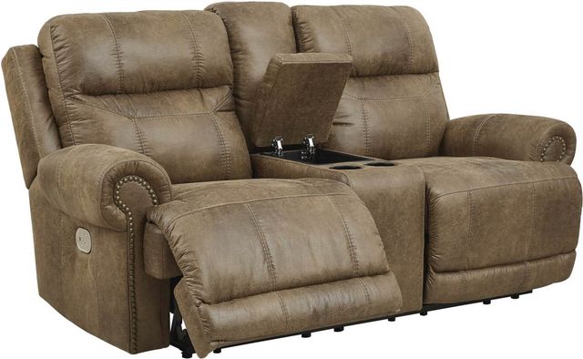 Signature Design by Ashley® Grearview Earth Power Reclining Loveseat-0