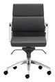 Zuo® Engineer Black Low Back Office Chair-1