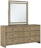 American Woodcrafters Arlington 4-Piece Nutmeg Queen Upholstered Bedroom Set-3
