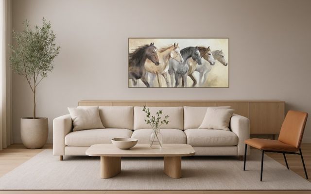 Classy Living Wildhearted Galloping Spirits Wall Art-1