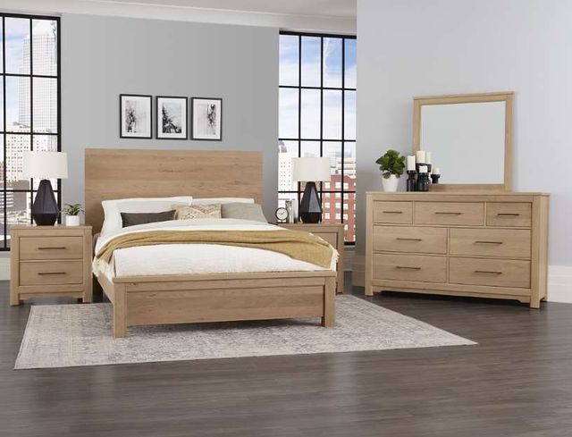 Artisan & Post by Vaughan-Bassett Crafted Cherry Bedroom by Ben & Erin Napier Bleached California King Plank Panel Bed-1