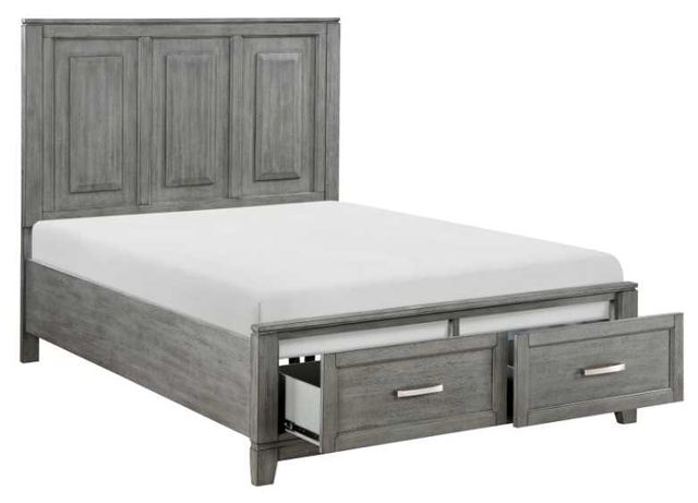 Homelegance® Garretson Gray Full Platform Bed-3