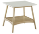 Olliix by Madison Park Off-White and Natural Parker End Table-0