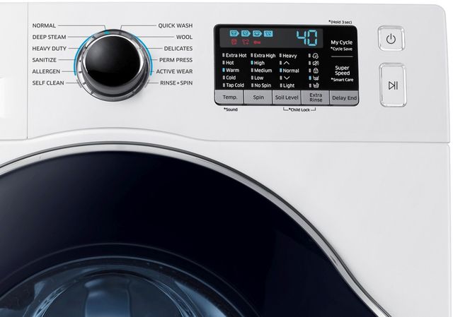 Samsung White Front Load Laundry Pair-1
