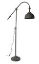 A & B Home Black Arris Adjustable-Arm Floor Lamp-0
