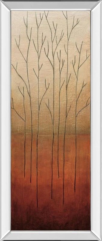 Classy Art Branch Rouge II by Eve Mirrored Frame Wall Art-0