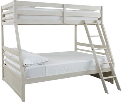 Signature Design by Ashley Robbinsdale Antique White Youth Twin/Full Bunk Bed