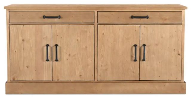 Moe's Home Collection Tade Honey Pine 2-Drawer Sideboard-1
