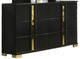 Furniture of America® Lillestrom Black/Gold Dresser-0